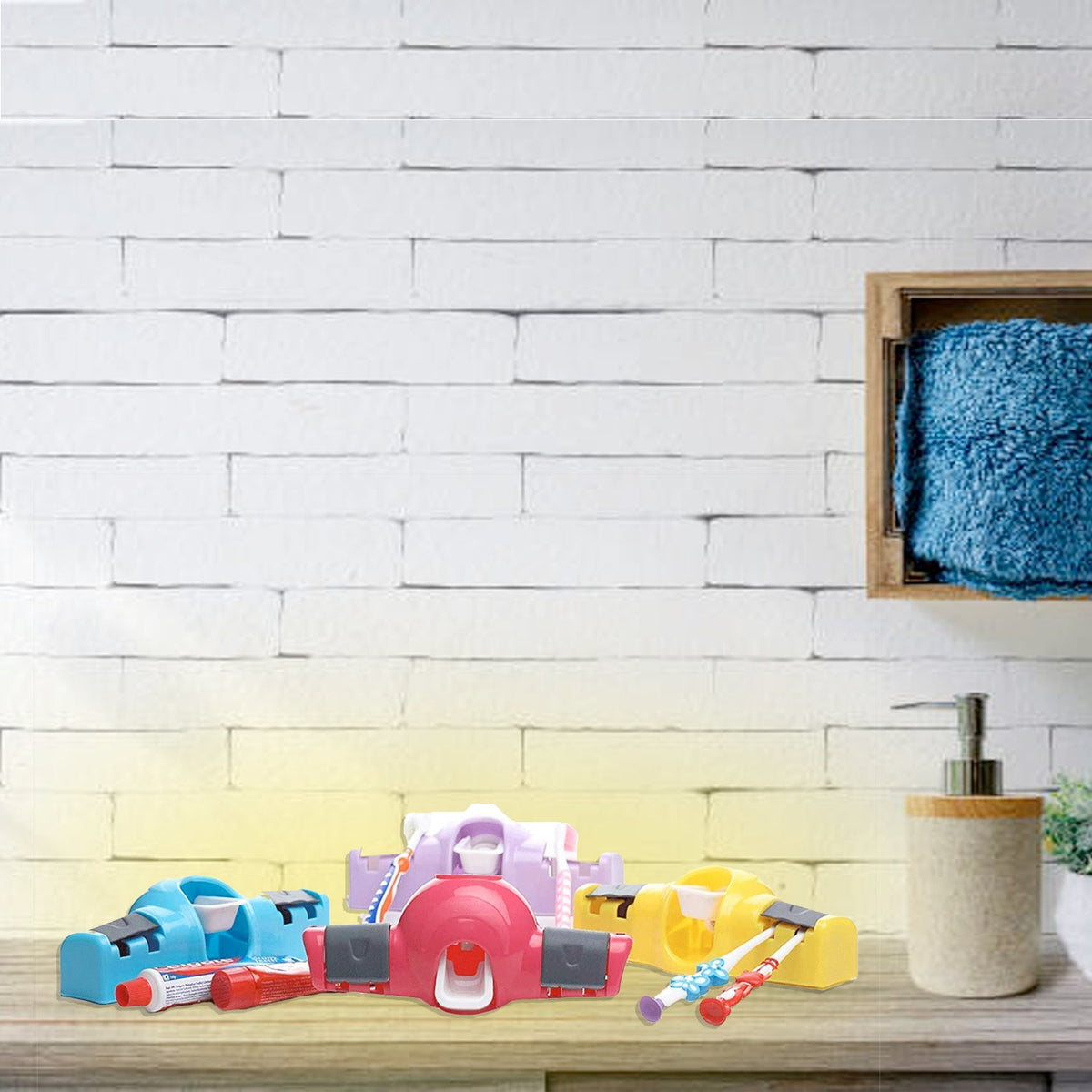 Automatic Toothpaste Dispenser – Wall Mount – alternate view