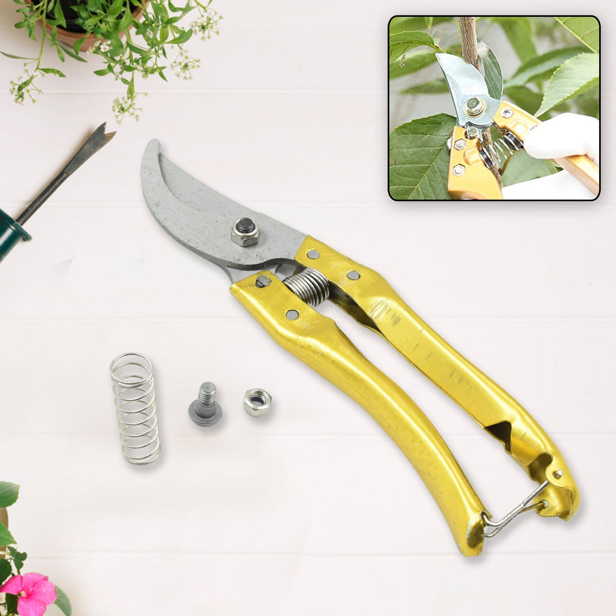 Garden Shears – Ultra Sharp Pruning Scissors for Plants – alternate view