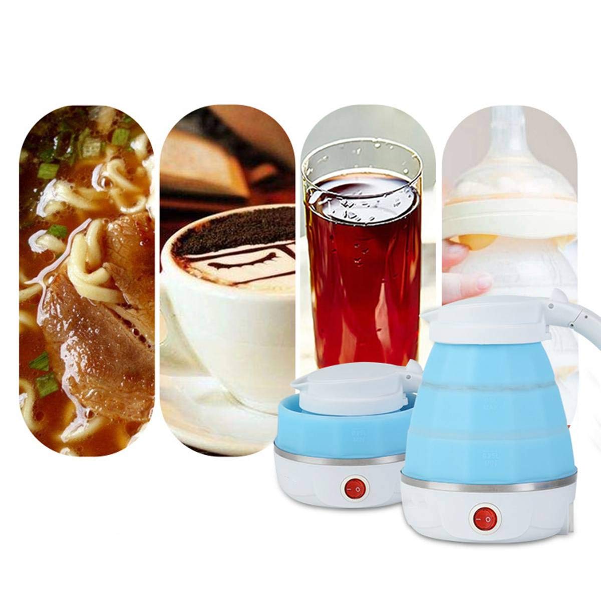 Foldable Electric Kettle – Portable 0.6L Travel Boiler – view 7